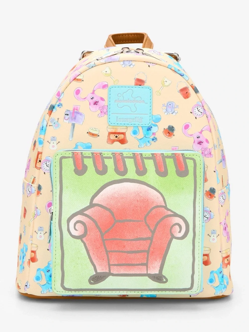 Loungefly Kids Peach Cartoon Armchair Mini Backpack with Pastel Accents